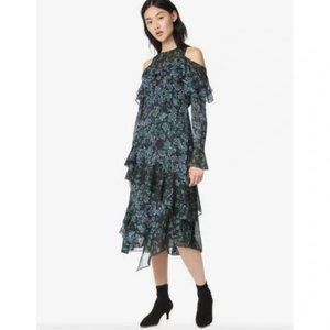 Tanya Taylor Althea Dress Midi Floral